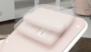 A 40cm wide sliding headrest