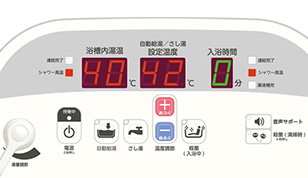 火傷の危険を防止する温度管理システム